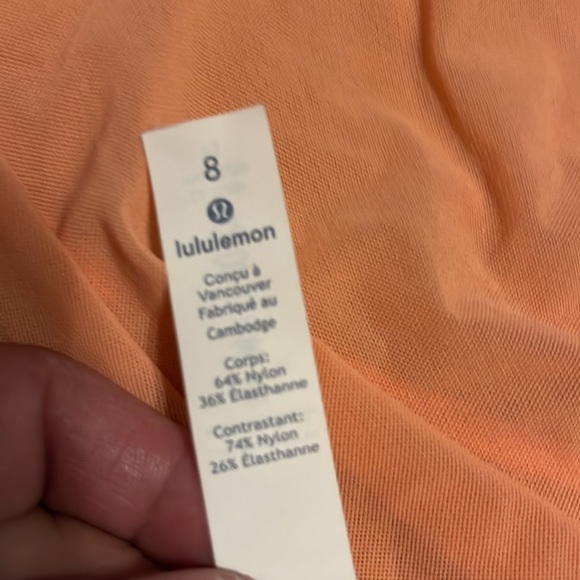 Lululemon like new peach tank top - Picture 10 of 11